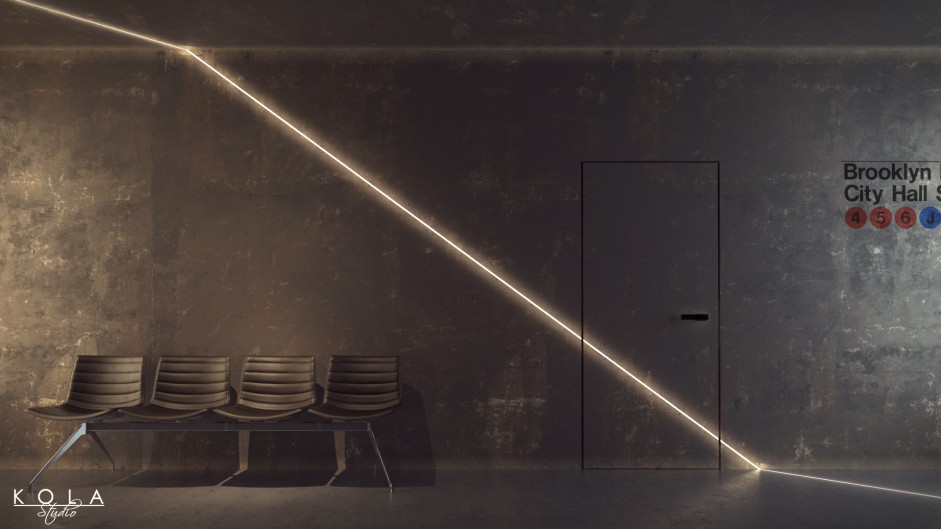 projet d'interieur et visualisation pour entra